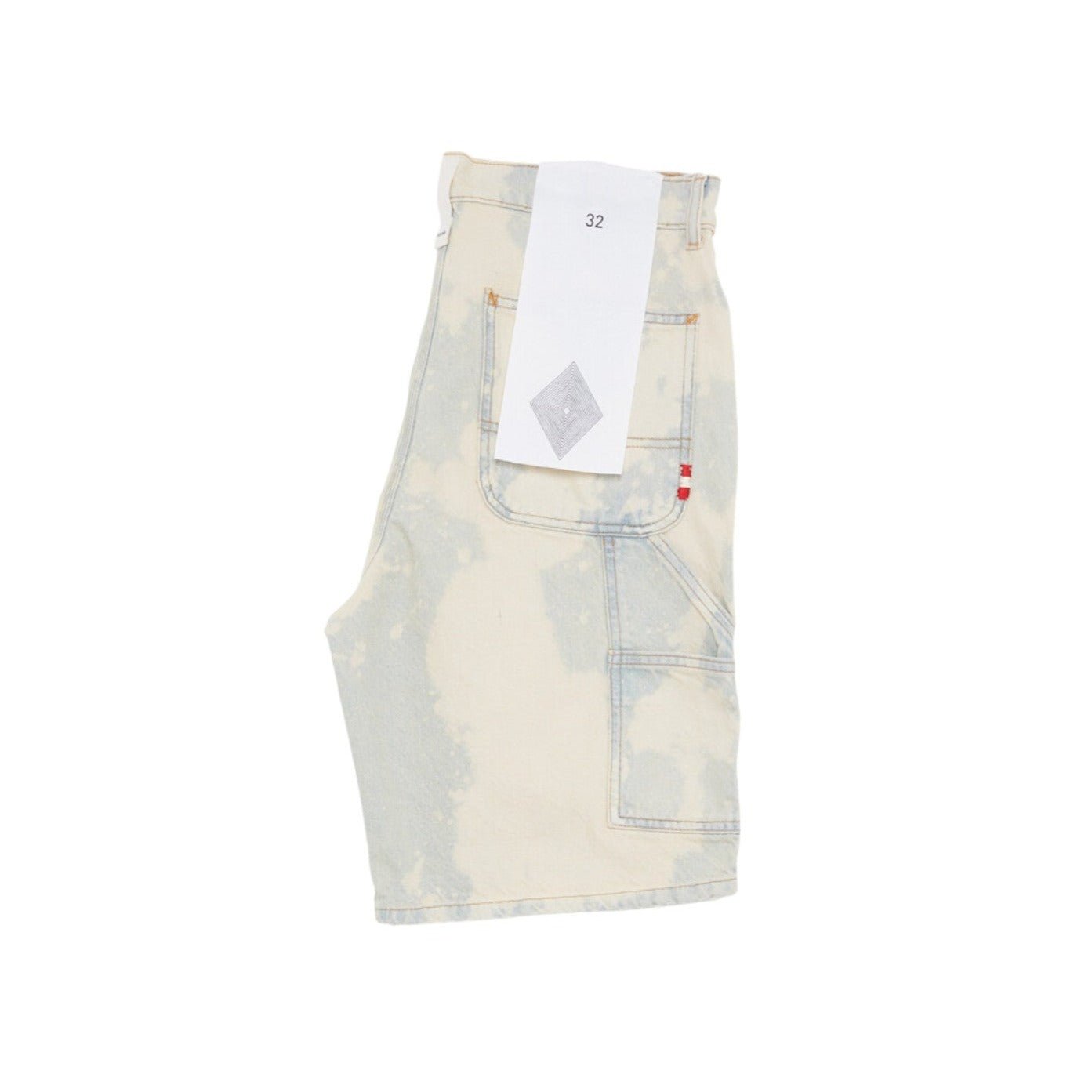 Bermuda Uomo Amish At Work MAN AMISH Denim Dirty Cloud Denim Blue - Bermuda di Amish | Francis Concept