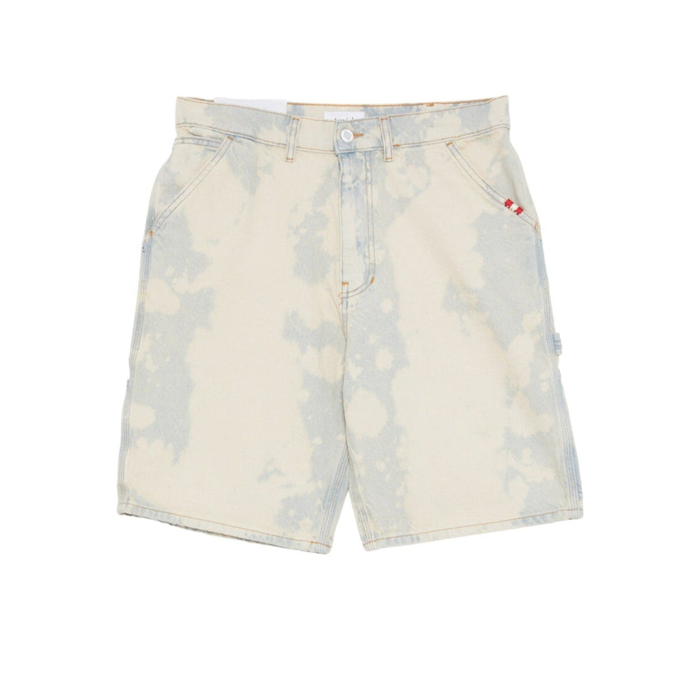 Bermuda Uomo Amish At Work MAN AMISH Denim Dirty Cloud Denim Blue - Bermuda di Amish | Francis Concept