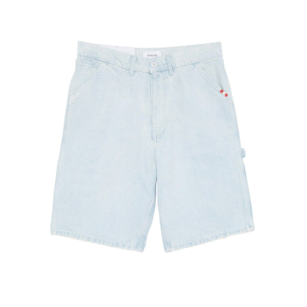 Bermuda Uomo Amish At Work MAN AMISH Denim Rockstar Denim Blue - Bermuda di Amish | Francis Concept