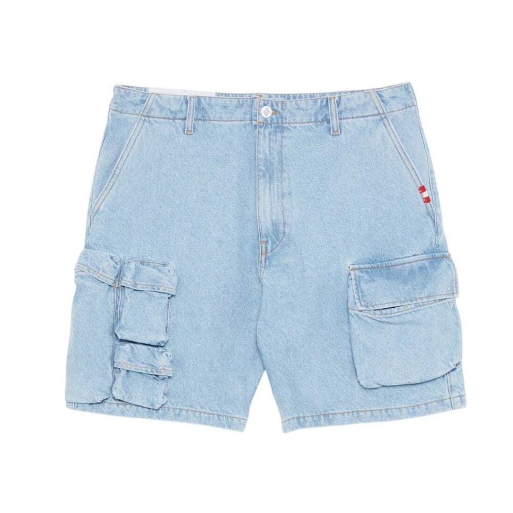 Bermuda Uomo Amish Parà MAN AMISH Denim Bleached Denim Blue - Bermuda di Amish | Francis Concept