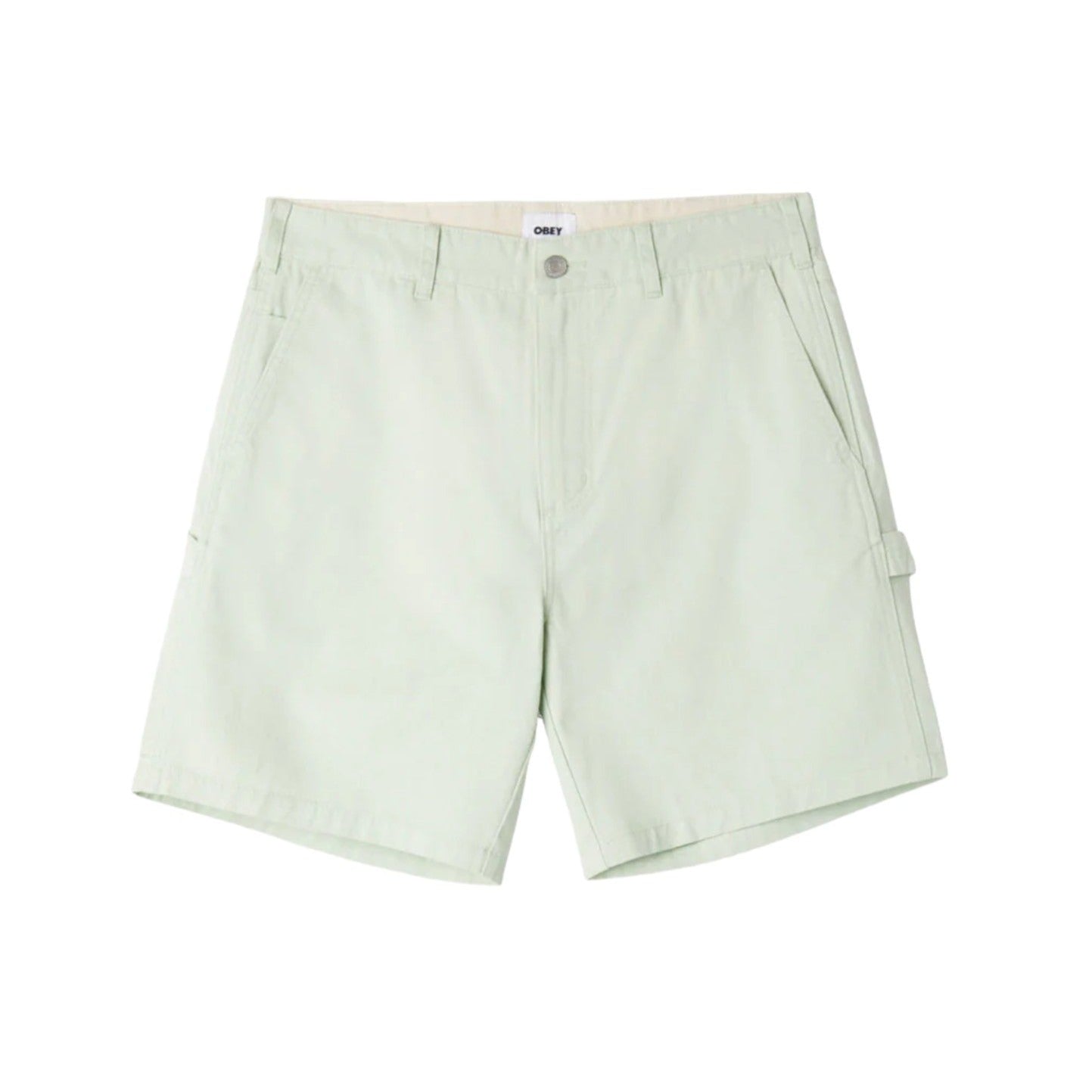 Bermuda Uomo Obey Big Timer Carpenter Short - Verde - Bermuda di Obey | Francis Concept