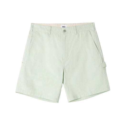Bermuda Uomo Obey Big Timer Carpenter Short - Verde - Bermuda di Obey | Francis Concept