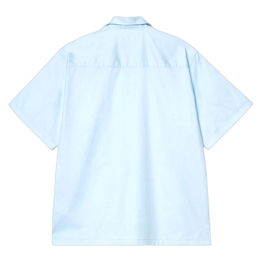 Camicia Carhartt Wip S/S Delray Shirt - Icaria / White-Francis Concept