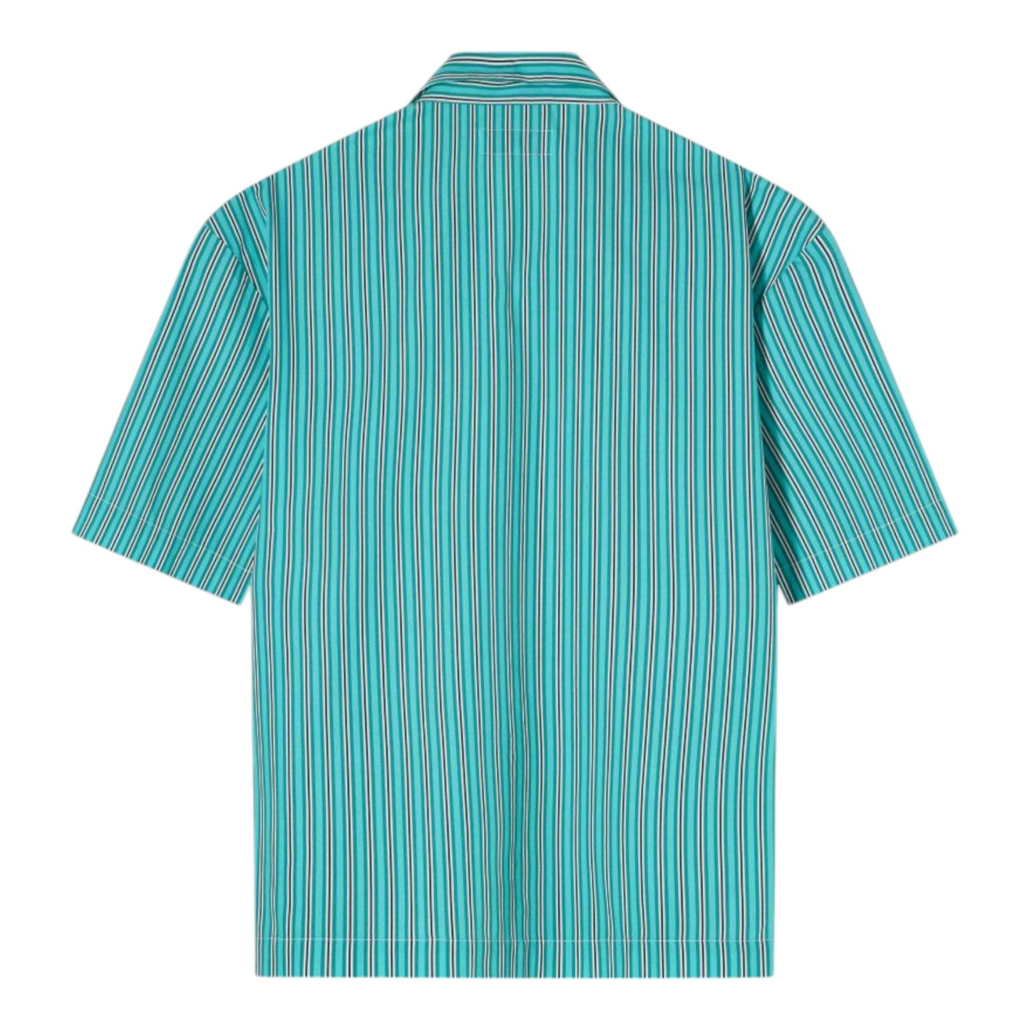 Camicia Edwin Saga Shirt SS - Green / White - Camicie di Edwin | Francis Concept
