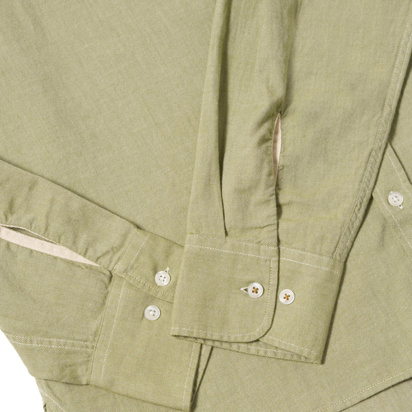 Camicia Universal Works Lazy Day Shirt Neptune Cotton - Green - Camicie di Universal Works | Francis Concept