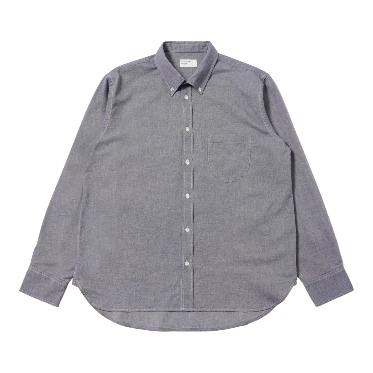 Camicia Universal Works Lazy Day Shirt Neptune Cotton - Navy - Camicie di Universal Works | Francis Concept