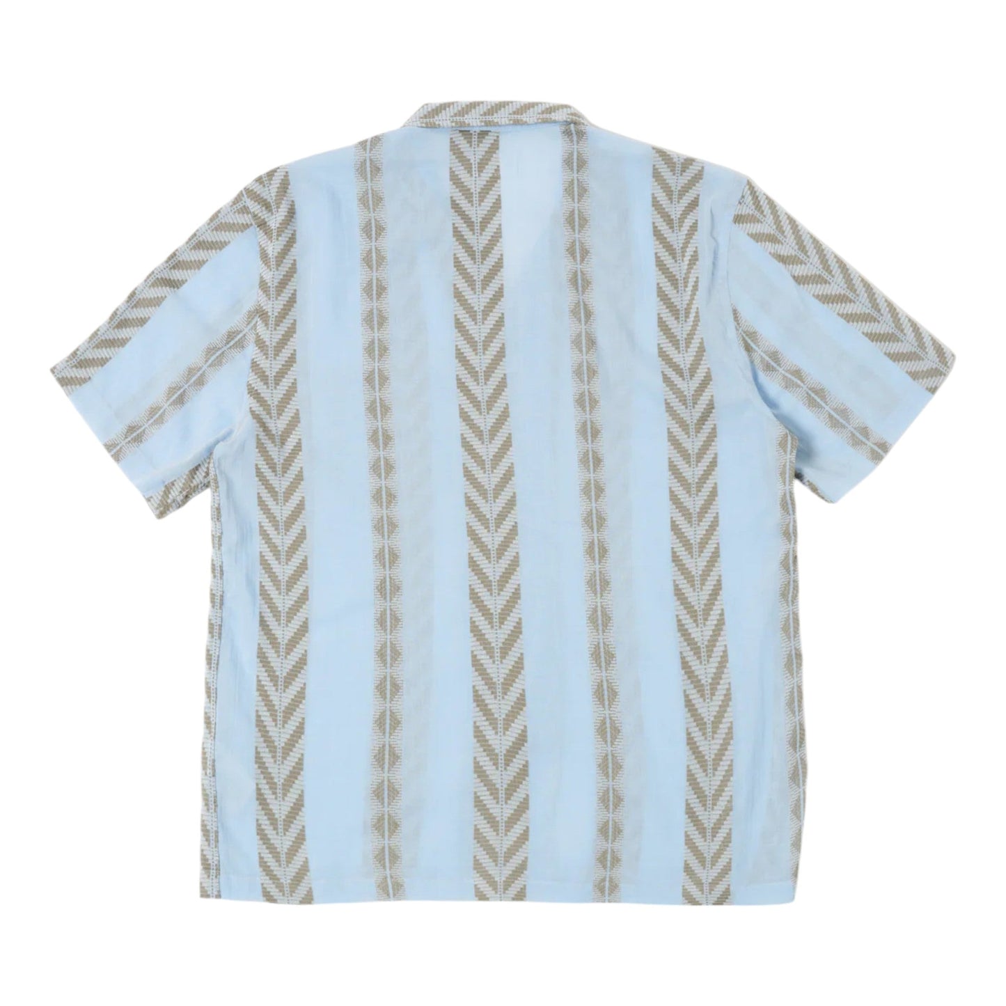 Camicia Universal Works Road Shirt Hendrix Beach Stripe - Pale Blue - Camicie di Universal Works | Francis Concept