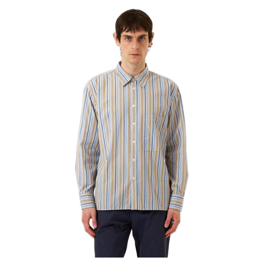 Camivcia Universal Works Square Pocket Shirt Pop Multi Stripe - Multi