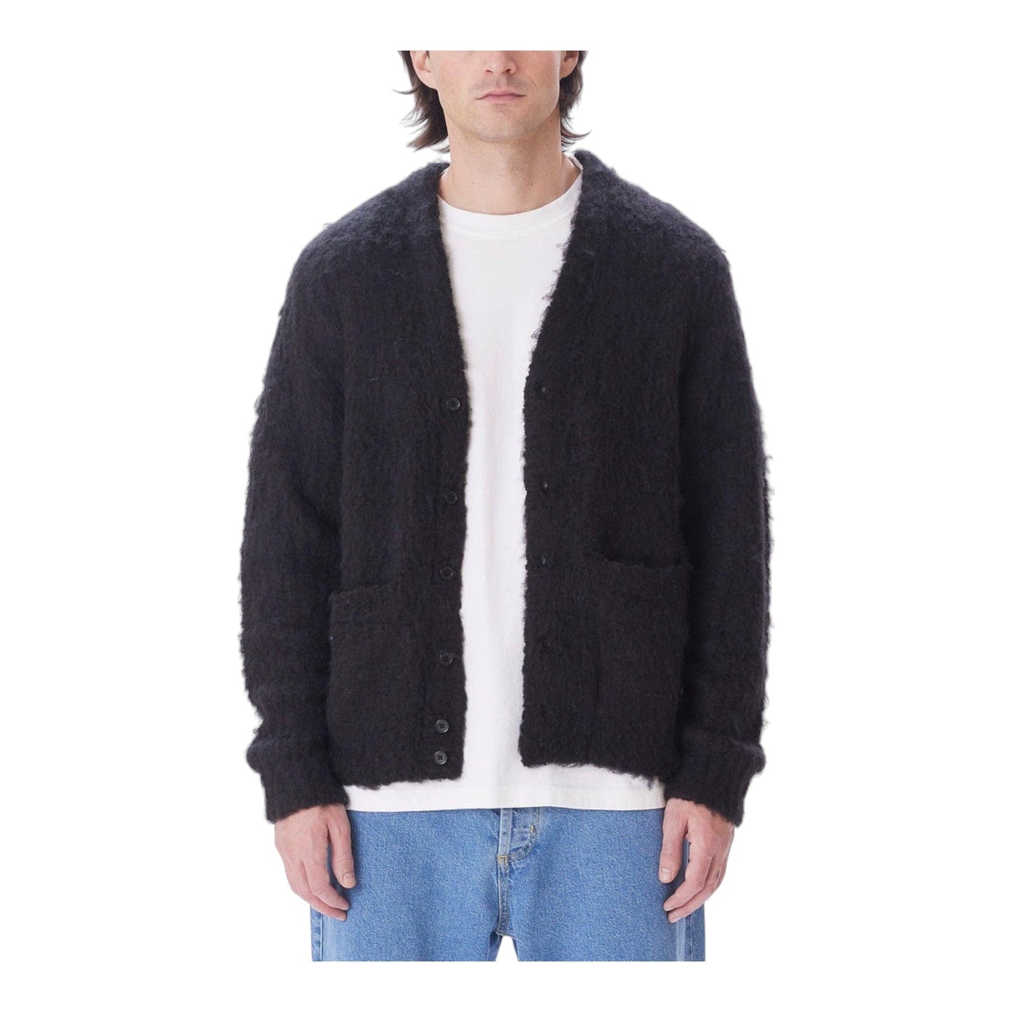 Cardigan Obey Patron Cardigan - Black - Maglieria di Obey | Francis Concept