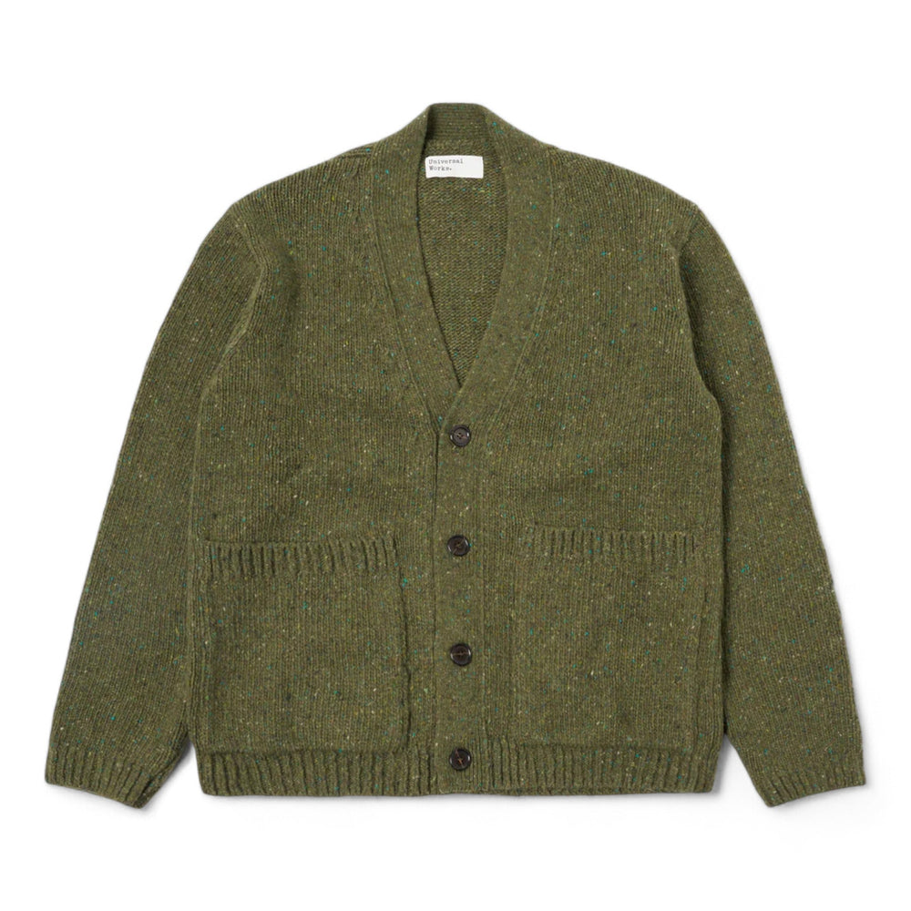 Cardigan Universal Works Langdale - Green - Maglieria di Universal Works | Francis Concept
