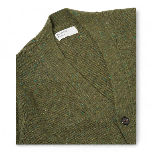 Cardigan Universal Works Langdale - Green - Maglieria di Universal Works | Francis Concept