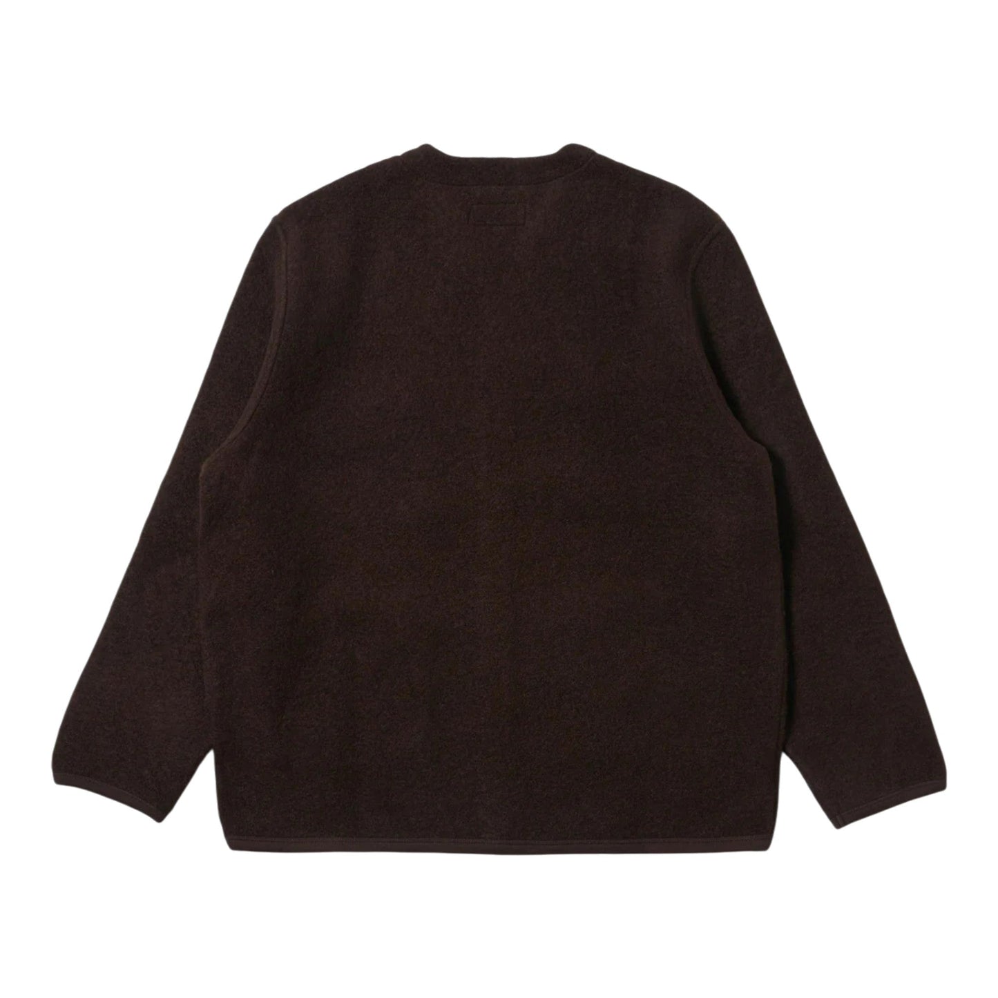 Cardigan Universal Works Wool Fleece - Brown - Giacca di Universal Works | Francis Concept