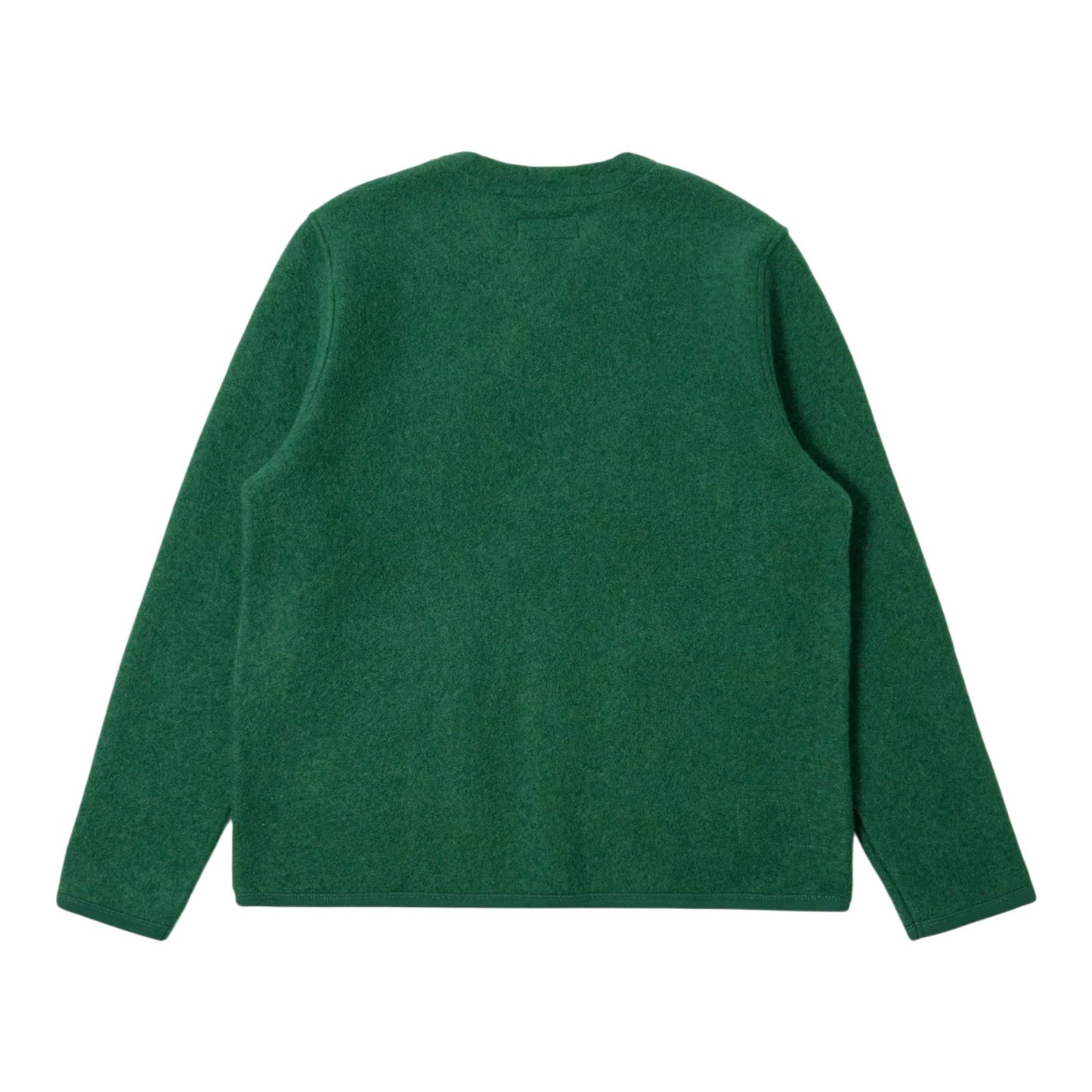 Cardigan Universal Works Wool Fleece - Green - Giacca di Universal Works | Francis Concept