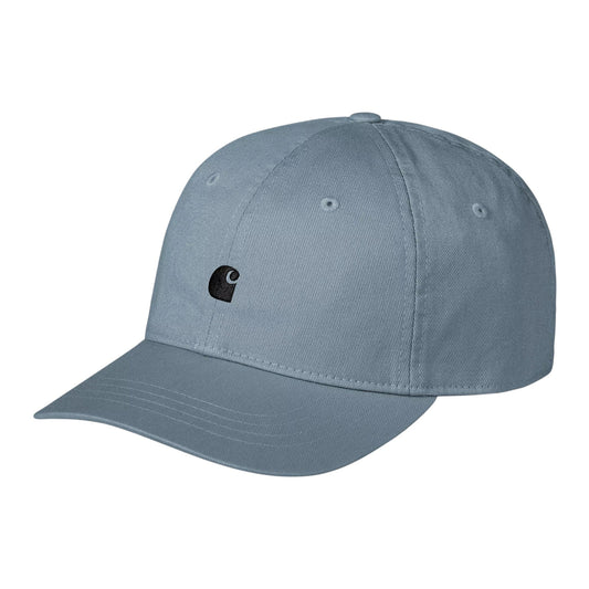 Carhartt Madison Logo Cap - Frosted Blue - Cappelli di Carhartt Wip | Francis Concept