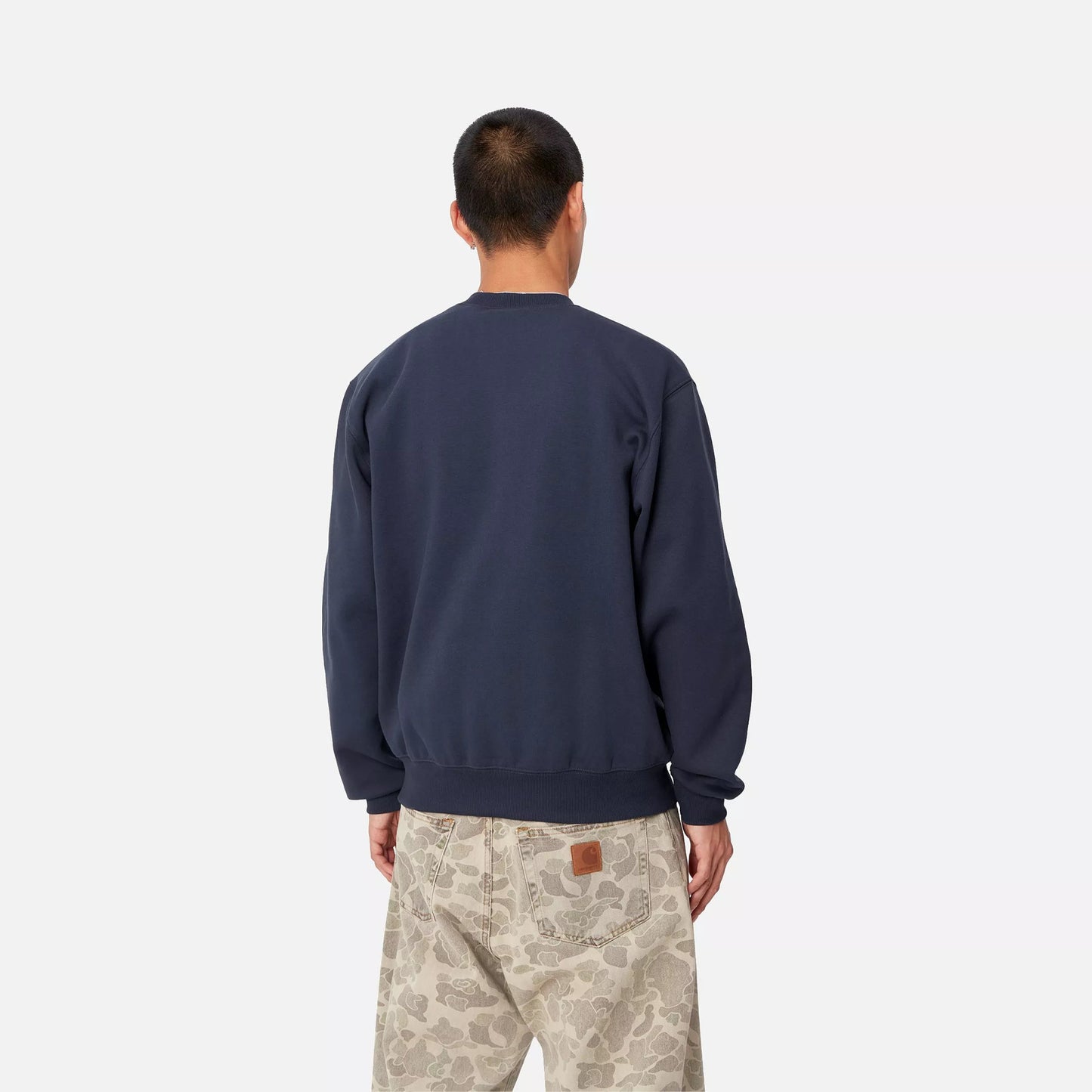 Carhartt Wip Carhartt Sweat - Air Force Blue / Malbec - Felpe di Carhartt Wip | Francis Concept
