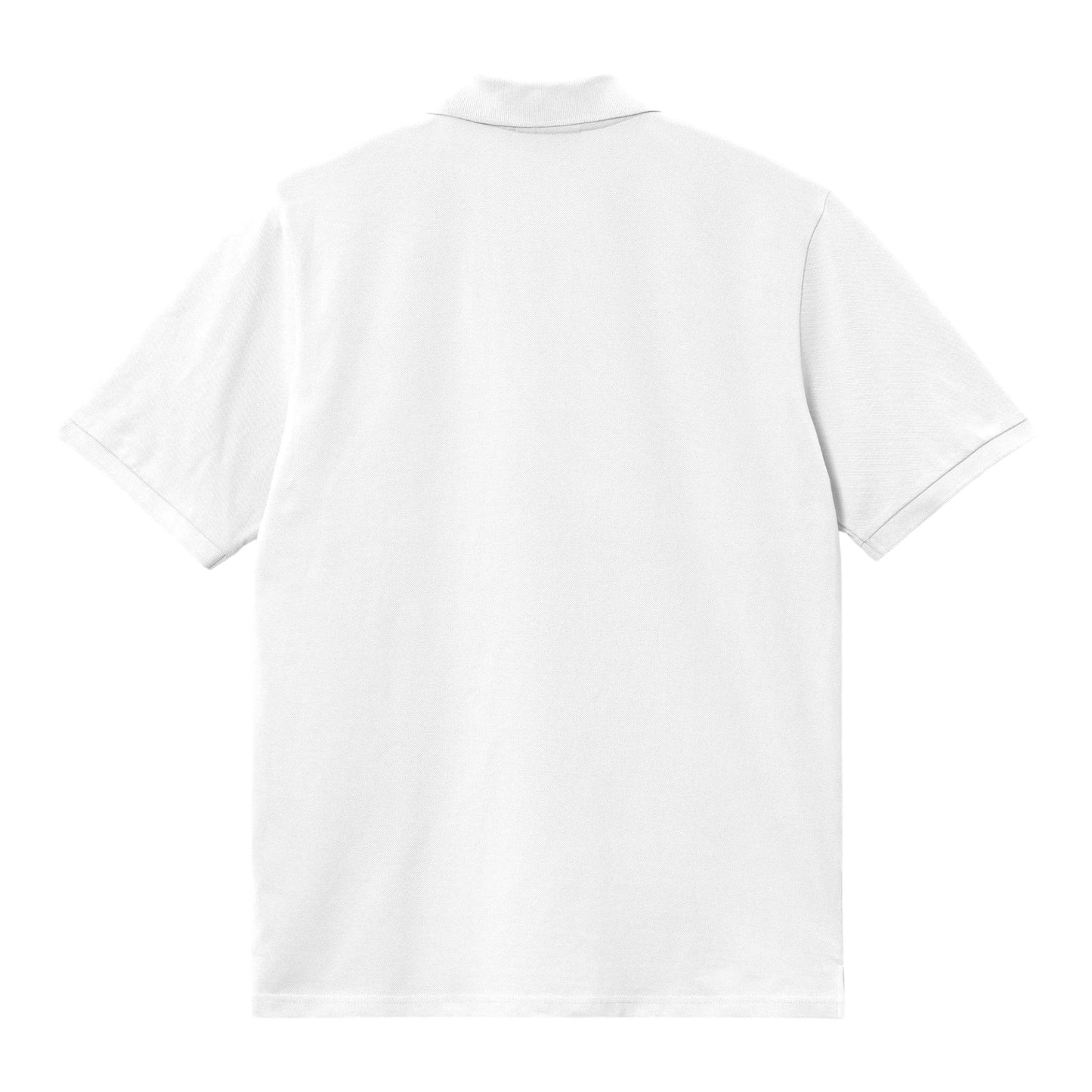 Carhartt Wip Chase Pique Polo - White / Gold - Polo di Carhartt Wip | Francis Concept