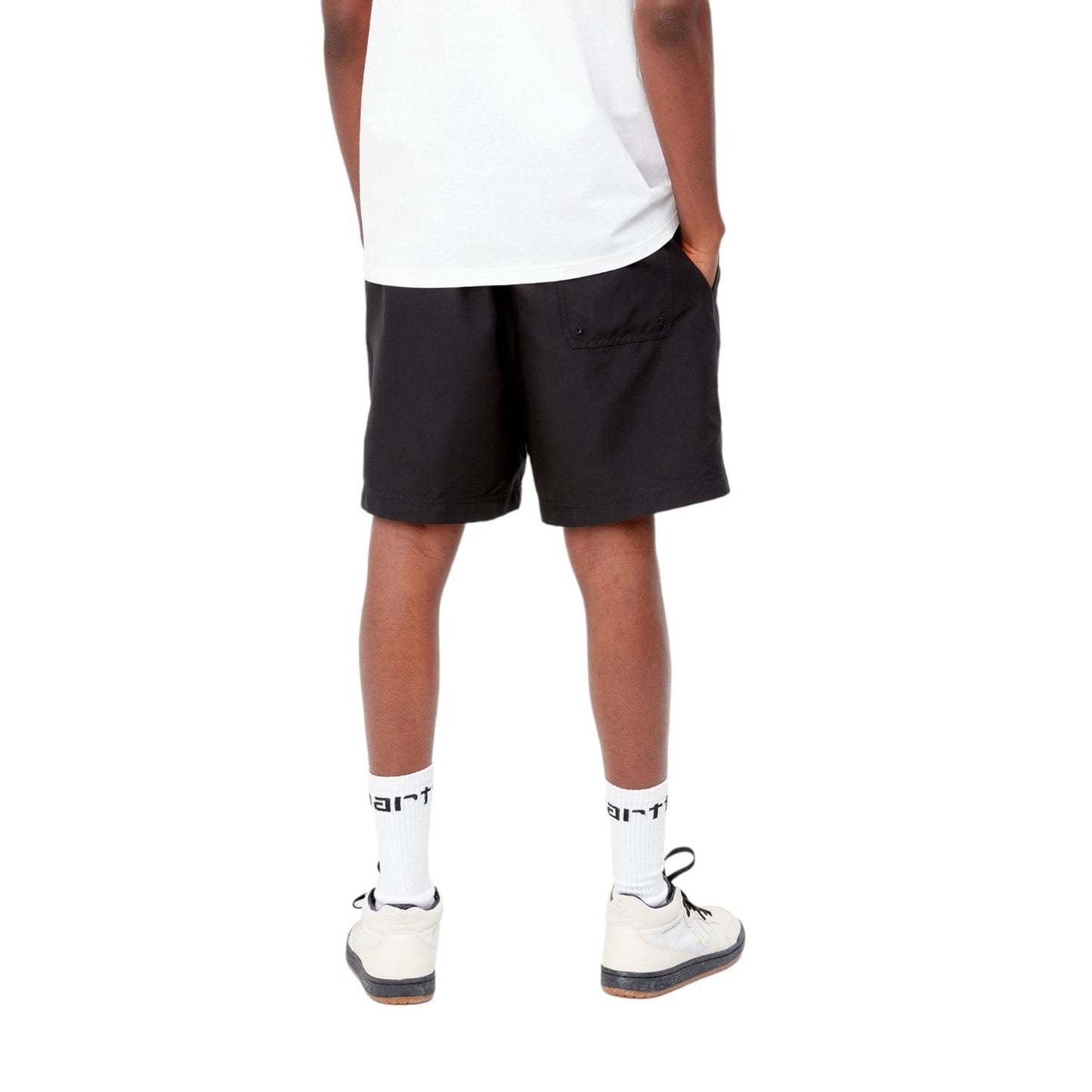 Carhartt Wip Chase Swim Trunks - Black / Gold - Costumi di Carhartt Wip | Francis Concept