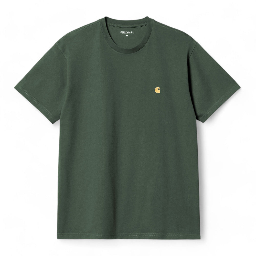 Carhartt Wip Chase T-Shirt - Sycamore Tree / Gold - T-Shirt di Carhartt Wip | Francis Concept