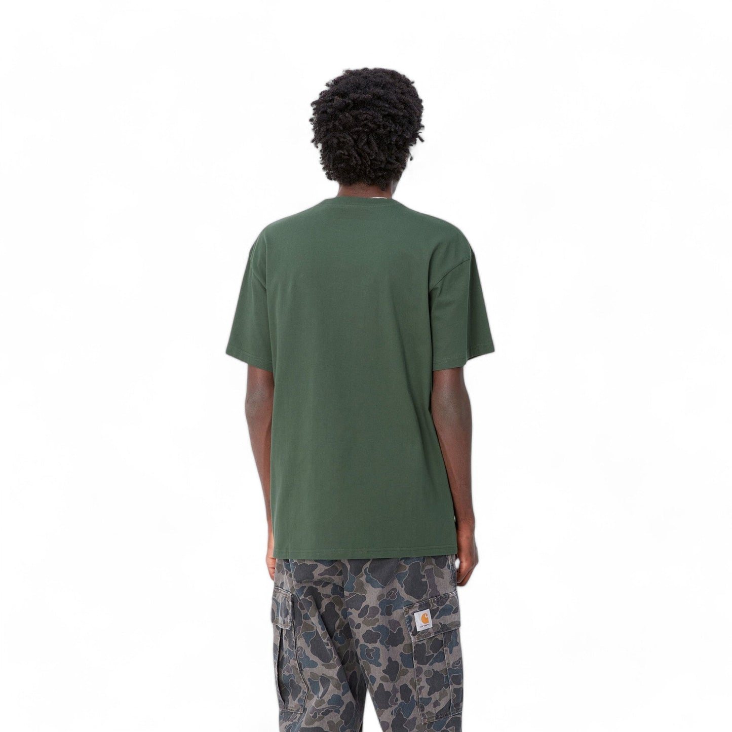 Carhartt Wip Chase T-Shirt - Sycamore Tree / Gold - T-Shirt di Carhartt Wip | Francis Concept