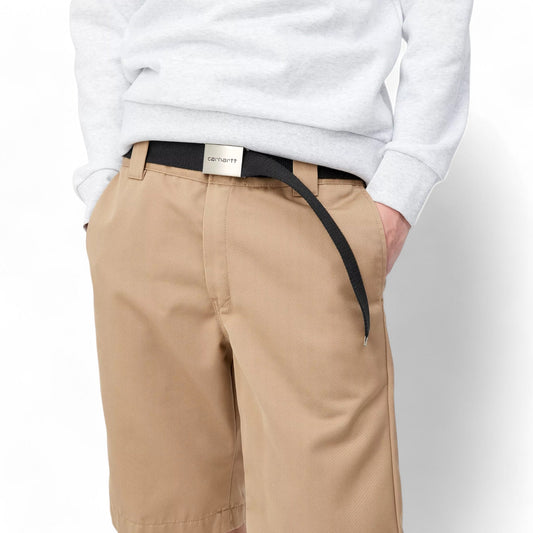 Carhartt Wip Clip Belt Chrome - Black - Cinture di Carhartt Wip | Francis Concept