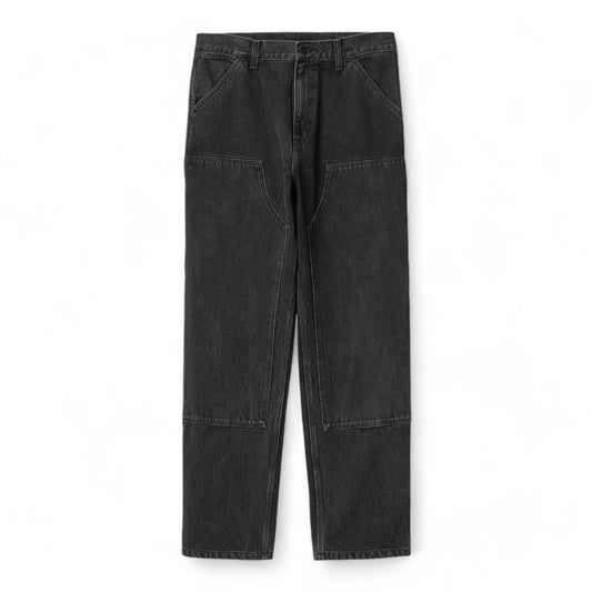 Carhartt Wip Double Knee Pant - Black Stone Washed - Pantaloni di Carhartt Wip | Francis Concept