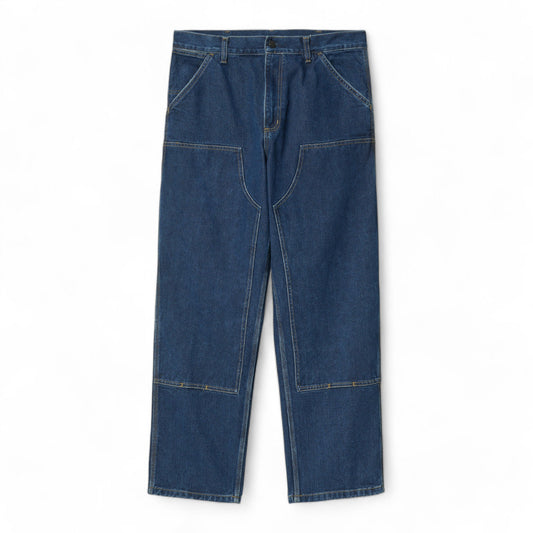Carhartt Wip Double Knee Pant - Blue Stone Washed - Pantaloni di Carhartt Wip | Francis Concept