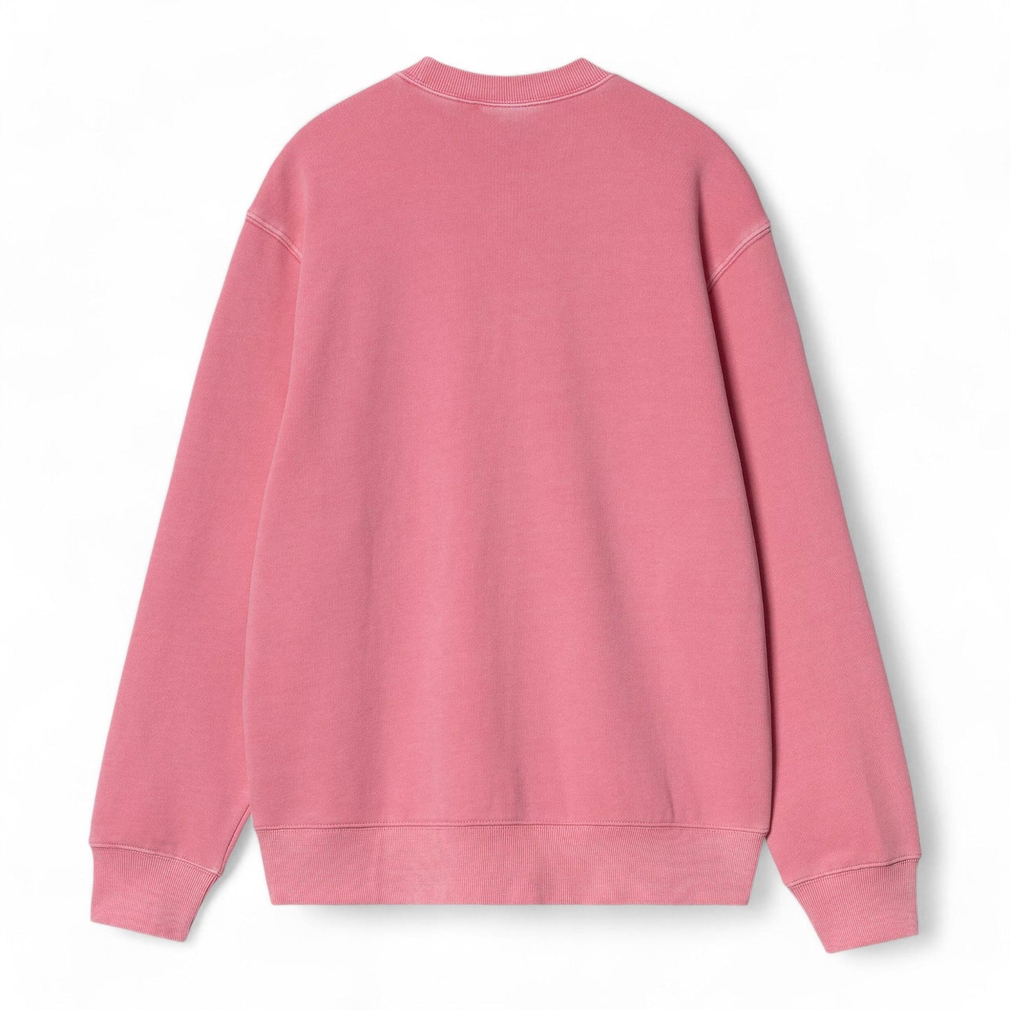 Carhartt Wip Duster Script Sweat - Charm Pink (Garmente Dyed) - Felpe di Carhartt Wip | Francis Concept