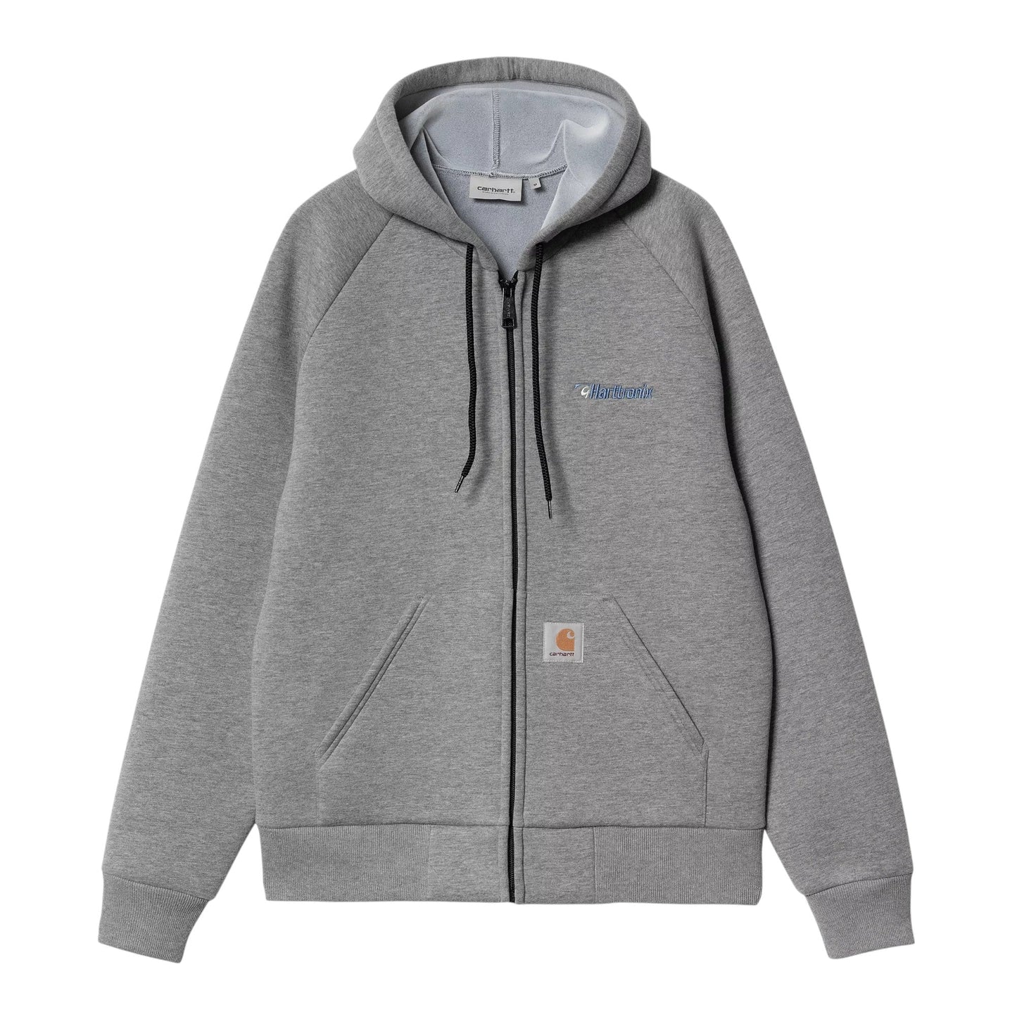Carhartt Wip Hattronix Car - Lux Hooded Jacket - Dark Grey Heather - Giacche di Carhartt Wip | Francis Concept