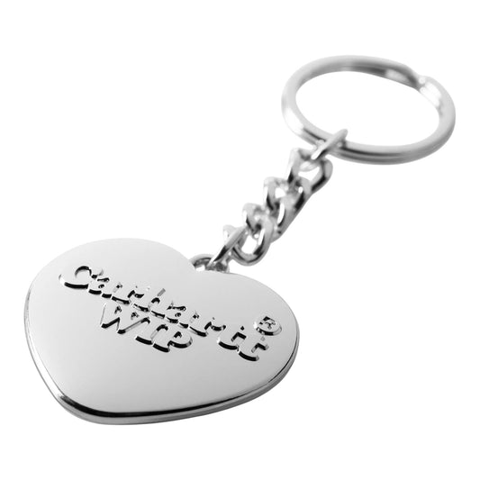 Carhartt Wip Heart Keychain Zinc Alloy Silver - Gadgets di Carhartt Wip | Francis Concept
