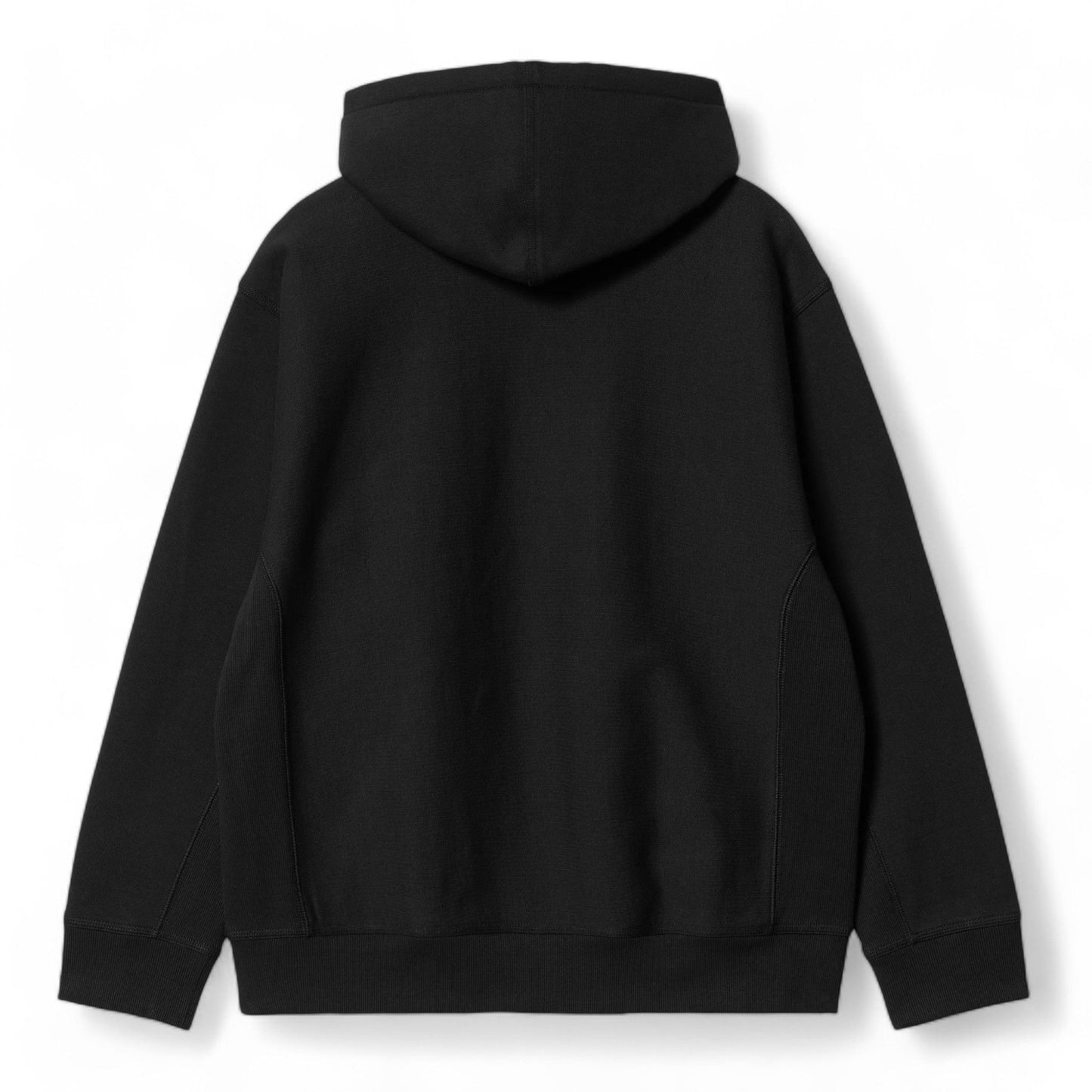 Carhartt Wip Hooded American Script Sweat - Black / Gold - Felpe di Carhartt Wip | Francis Concept