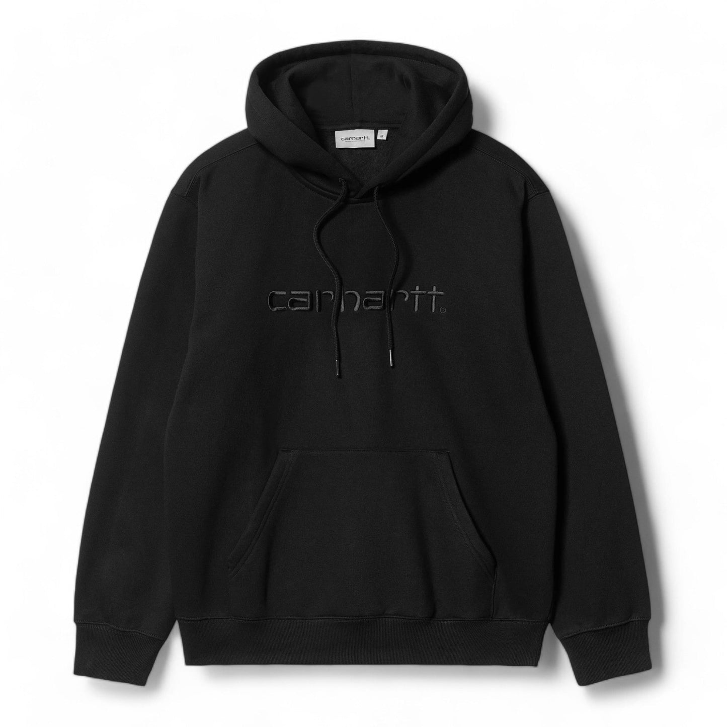 Carhartt Wip Hooded Carhartt Sweat - Black /Black - Felpe di Carhartt Wip | Francis Concept