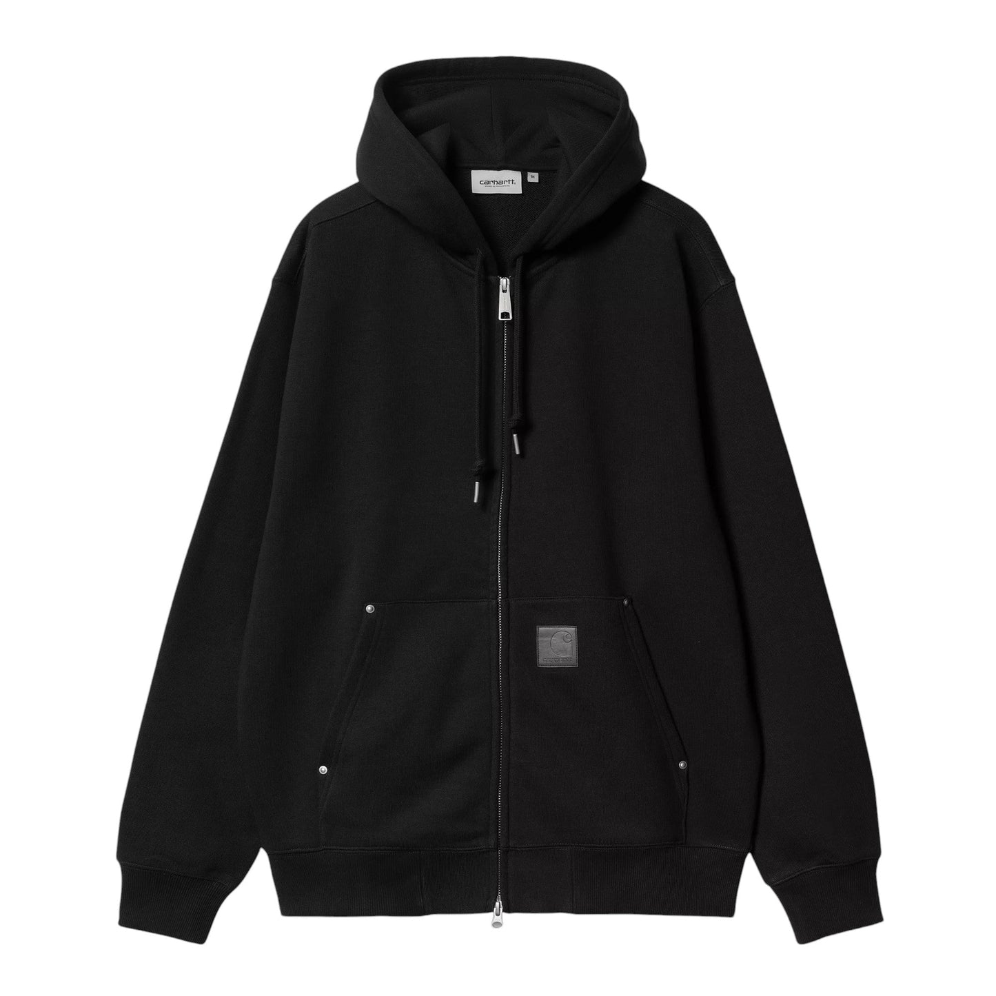 Carhartt Wip Hooded Eldon Sweat Jacket - Black - Felpe di Carhartt Wip | Francis Concept