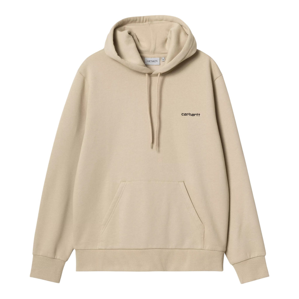 Carhartt Wip Hooded Embroidery Script - Wall / Black - Felpe di Carhartt Wip | Francis Concept