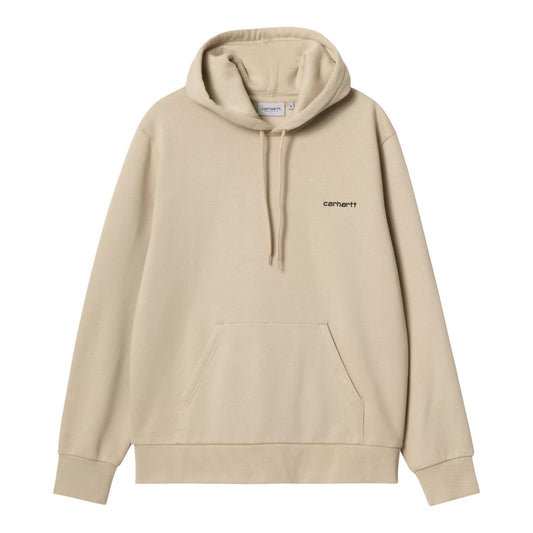 Carhartt Wip Hooded Embroidery Script - Wall / Black - Felpe di Carhartt Wip | Francis Concept