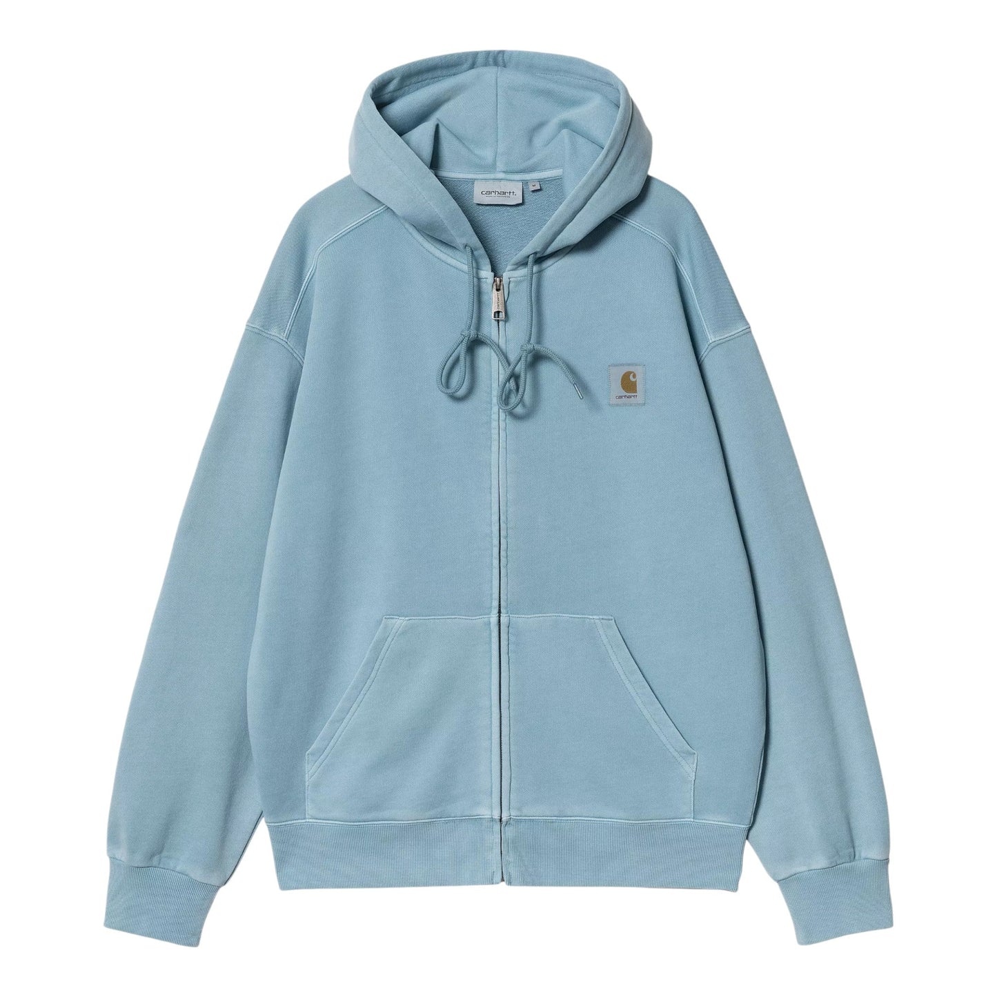 Carhartt Wip Hooded Nelson Jacket - Clay Blue Garment Dyed - Felpe di Carhartt Wip | Francis Concept