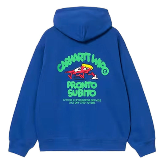 Carhartt Wip Hooded Pronto Sweat Jacket - Wolfsbane - Felpe di Carhartt Wip | Francis Concept