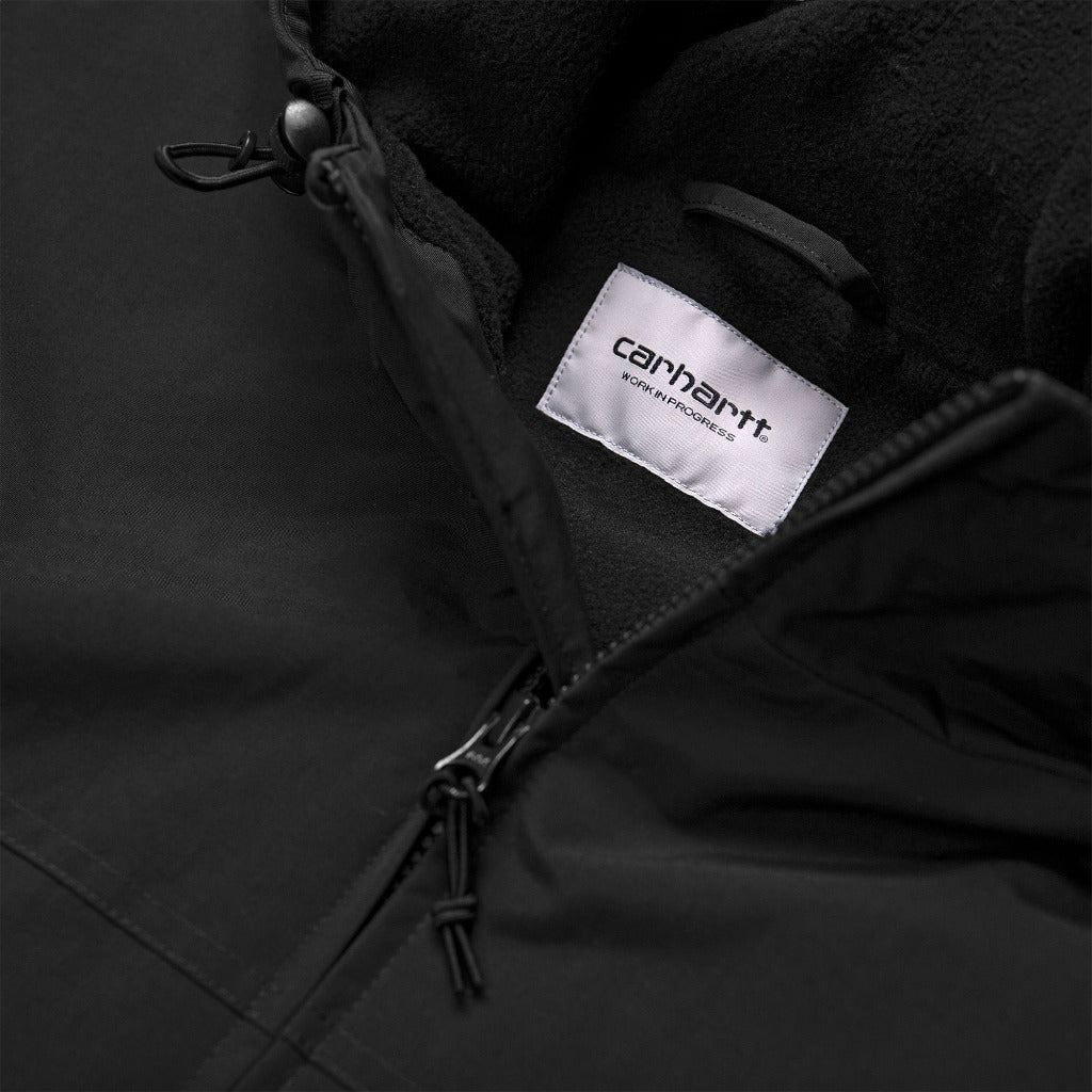 Carhartt Wip Hooded Sail Jacket - Black / White - Giacche di Carhartt Wip | Francis Concept