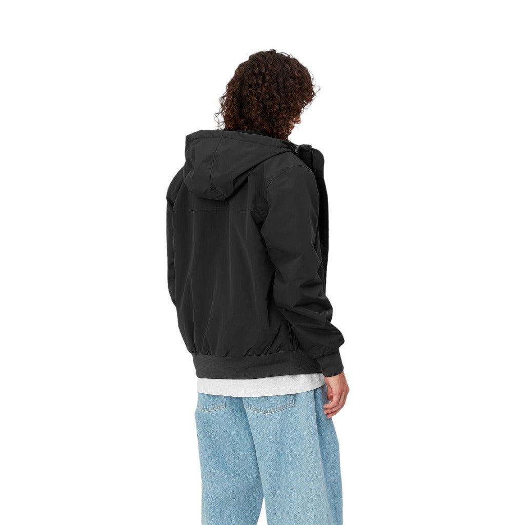 Carhartt Wip Hooded Sail Jacket - Black / White - Giacche di Carhartt Wip | Francis Concept