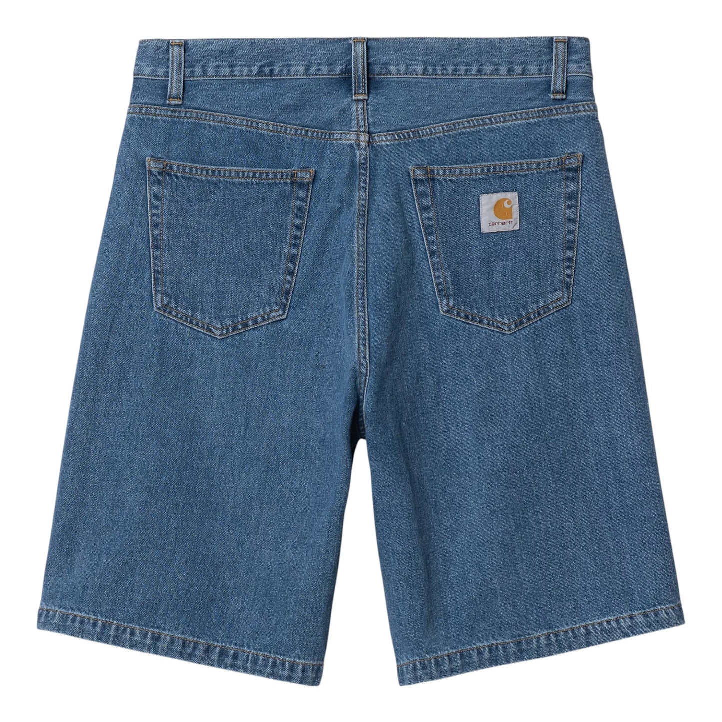 Carhartt Wip Landon Short - Blue Heavy Stone Wash - Bermuda di Carhartt Wip | Francis Concept
