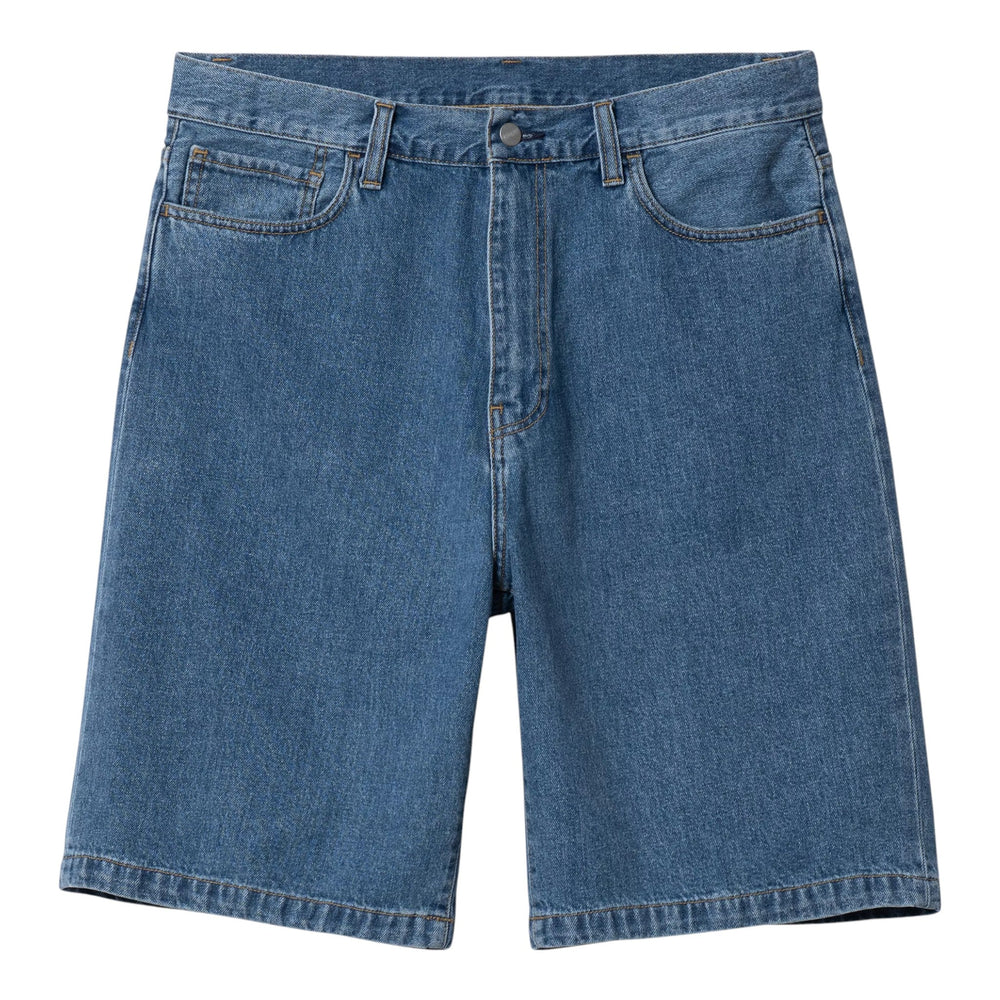 Carhartt Wip Landon Short - Blue Heavy Stone Wash - Bermuda di Carhartt Wip | Francis Concept