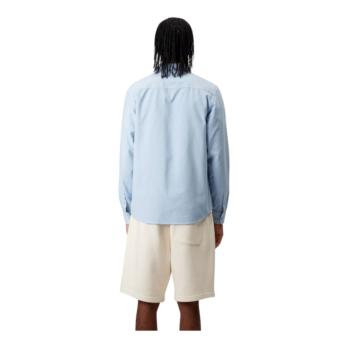 Carhartt Wip L/S Bolton Shirt - Air Sky Garment Dyed - Camicie di Carhartt Wip | Francis Concept