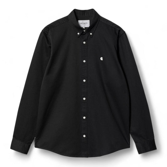 Carhartt Wip L/S Madison Shirt - Black / Wax - Camicie di Carhartt Wip | Francis Concept