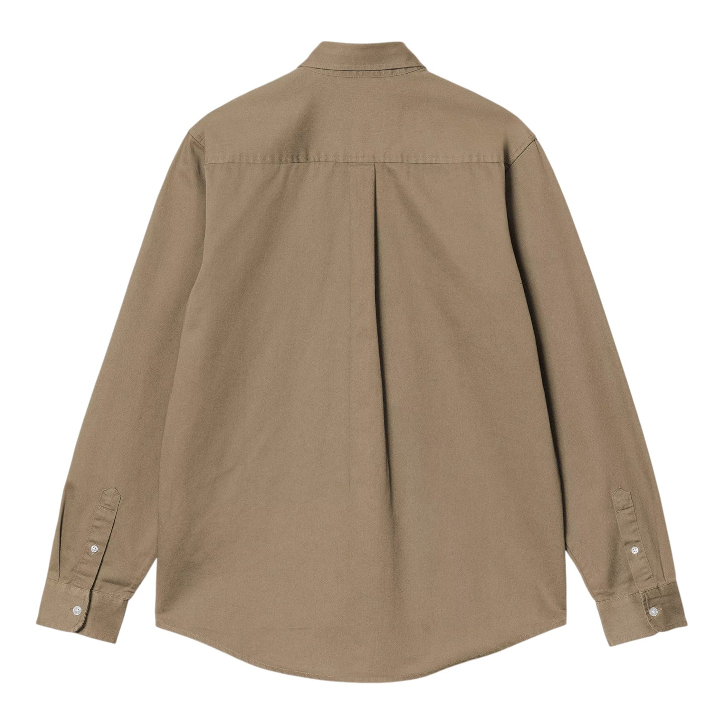 Carhartt Wip L/S Madison Shirt - Leather / White - Camicie di Carhartt Wip | Francis Concept
