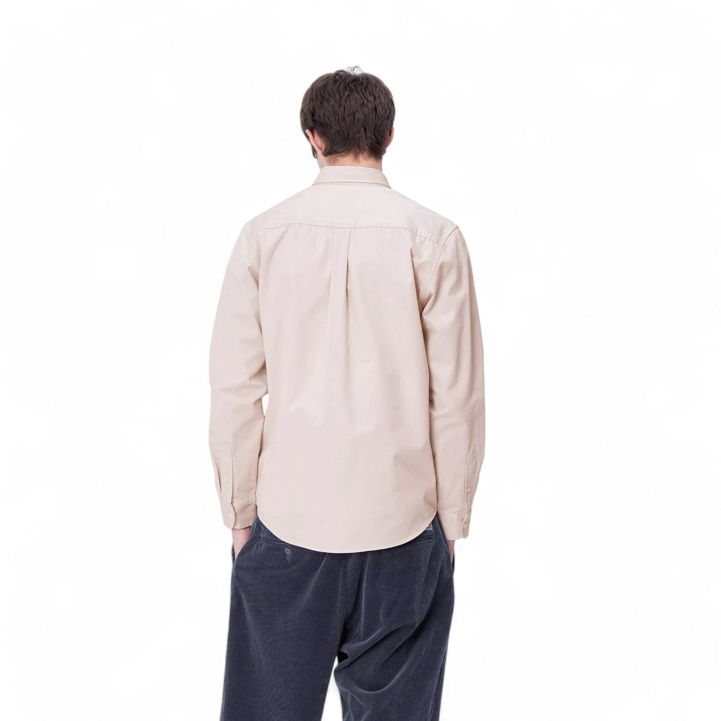 Carhartt Wip L/S Madison Shirt - Moonbeam / Black - Camicie di Carhartt Wip | Francis Concept