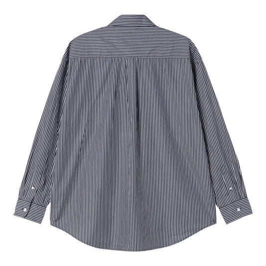 Carhartt Wip L/S Notus Shirt - Arvin Stripe / Space - Camicie di Carhartt Wip | Francis Concept