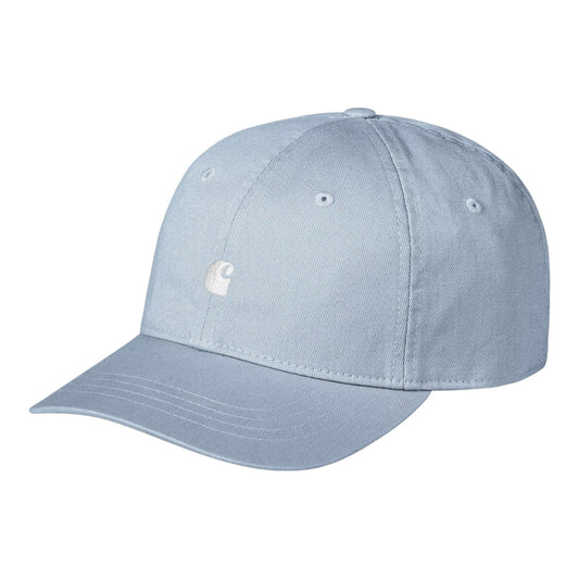 Carhartt Wip Madison Logo Cap - Air Sky / White - Cappelli di Carhartt Wip | Francis Concept