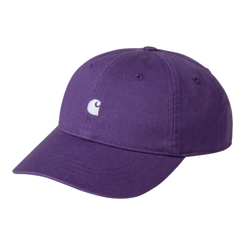 Carhartt Wip Madison Logo Cap - Huckleberry / White - Cappelli di Carhartt Wip | Francis Concept