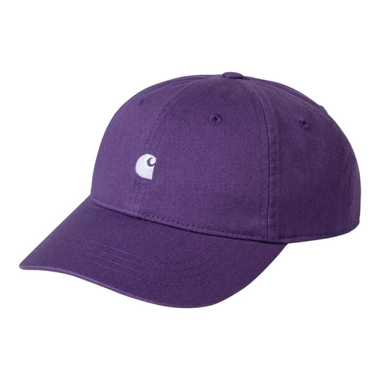 Carhartt Wip Madison Logo Cap - Huckleberry / White - Cappelli di Carhartt Wip | Francis Concept
