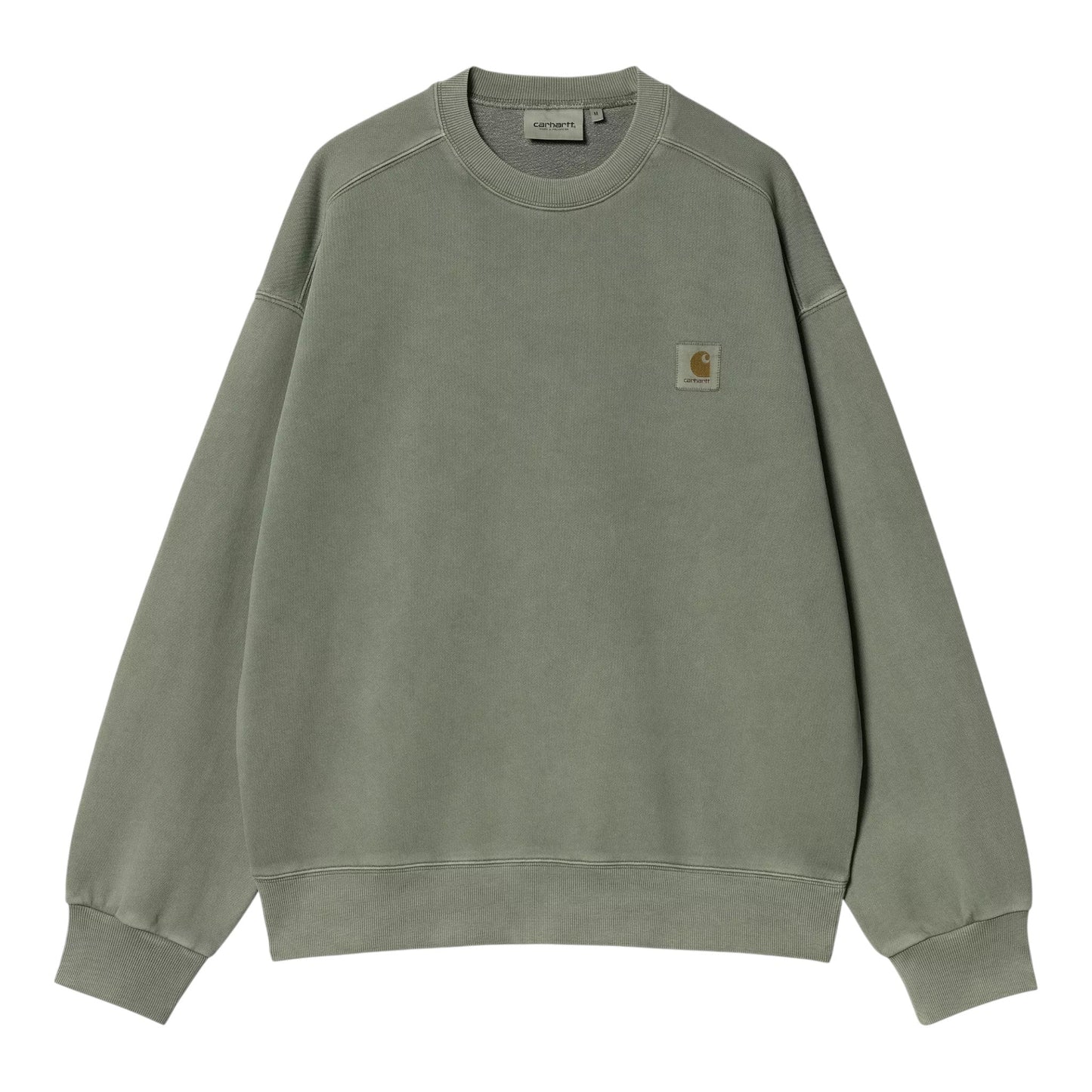 Carhartt Wip Nelson Sweat - Park Garment Dyed - Felpe di Carhartt Wip | Francis Concept
