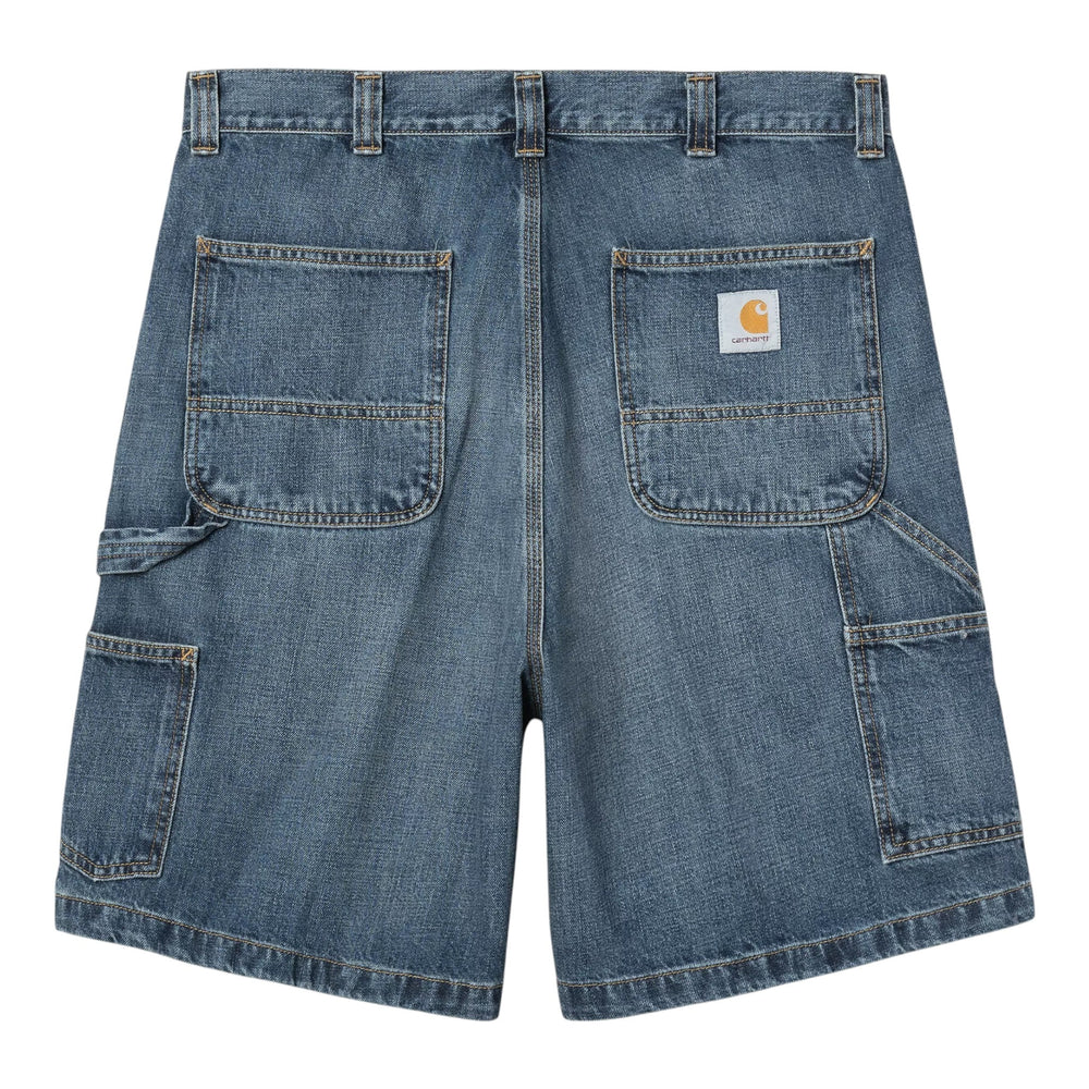 Carhartt Wip OG Single Knee Short - Blue Dark Used Wash - Bermuda di Carhartt Wip | Francis Concept